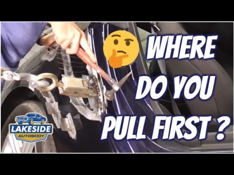 Fixing Major Dents in Cars & Trucks - Where do you Pull First?