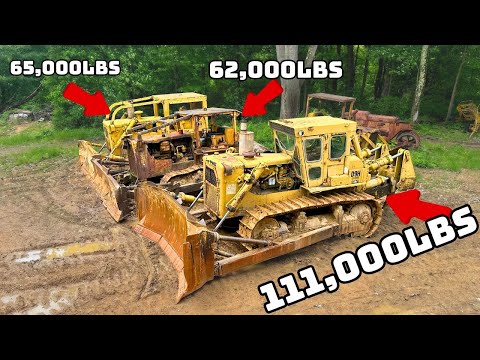 Old Iron Lives! Massive Dozers and Forgotten Machines Back at Work!