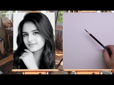 Easily mastering face and hand drawing techniques for beginners | Portrait Drawing Tutorial