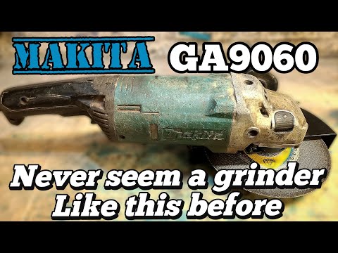 Repairing a Makita GA9060 grinder with a broken spindle thread. NEVER seen on this worn before.