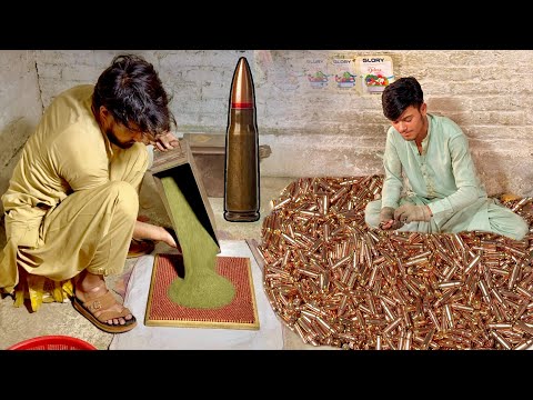 Process of Making High-quality 9mm Ammo Bullets | Mass Production Process in Local Factory