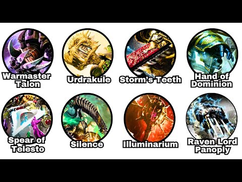 Every Primarch Special Weapon Explained In 28 Minutes