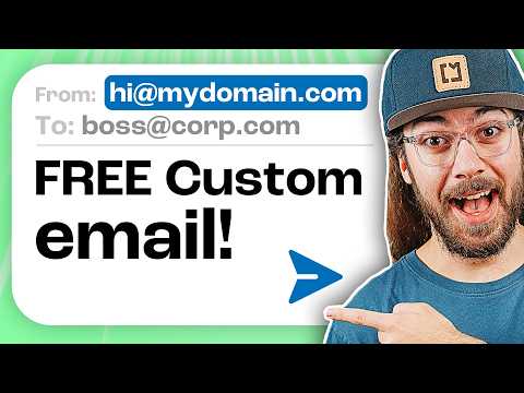 How To Create a FREE Custom Email!