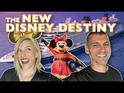 Our Sailing on Disney's NEWEST Cruise Ship! | Disney Destiny Part 1 Lion King Dinner, Pirates Bar