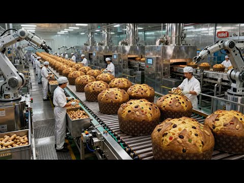 Inside the Italian Panettone Factory: How Million-Dollar Panettone Is Made! 🎄🍰