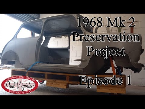 Preserving As Much Original Metal as Possible & Crash Repairs on a 1968 Mk 2 Mini Restoration | Ep 1