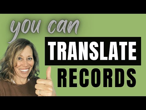 Finding and Translating Family History Records (when no hables español)