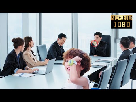 The boss showed off the cartoon watch his son bought him during the meeting, and Cinderella laughed.