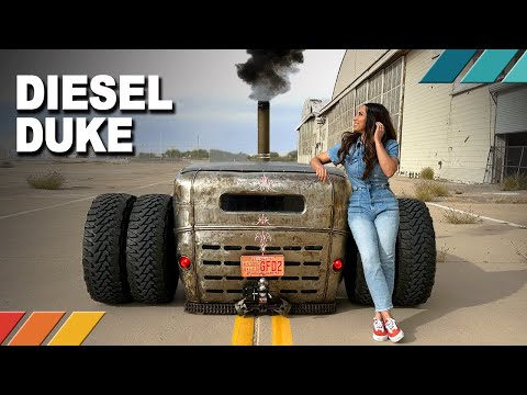 DIESEL DUKE: Compound Turbo 12V Cummins Model A Dually Rat Rod | EP31