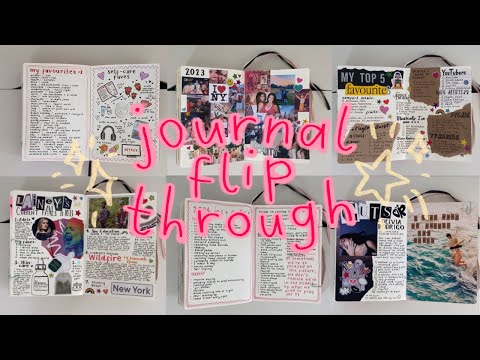 finished journal flip through