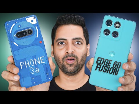 Moto Edge 60 Fusion vs Nothing Phone 3a | Full Comparison !
