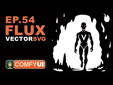 ComfyUI Tutorial Series Ep 54: Create Vector SVG Designs with Flux Dev & Kontext