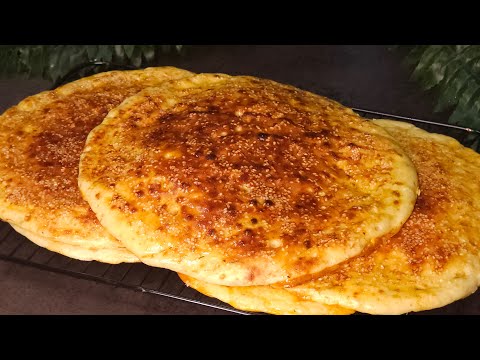 ساده ترین دستور پخت نان نرم و پف دار بدون فر _ نان سنتی لار _ بالاتوه لاری _ آشپزی سنتی ایرانی