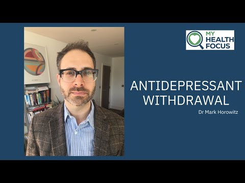 How to Taper Off Antidepressants Safely — Dr Mark Horowitz Answers