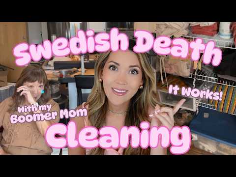 48 HOUR SWEDISH DEATH CLEANING MARATHON with my BOOMER PARENT lol (IT WORKS!!)