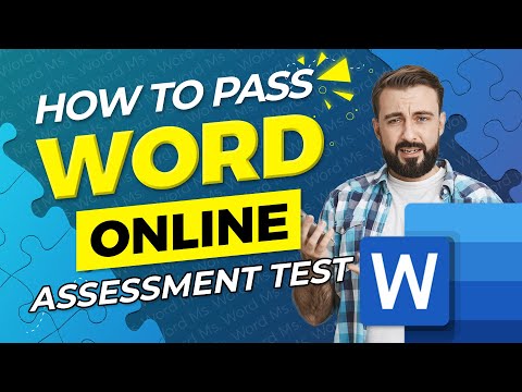 How To Pass MICROSOFT WORD ONLINE ASSESSMENT TEST - Questions and Answers with Solutions
