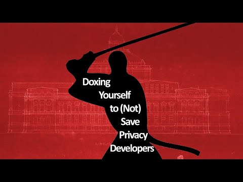 Doxing Yourself to (Not) Save Privacy Developers