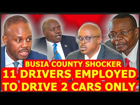 😭😭😭11 DRIVERS 2 VEHICLES FOR BUSIA COUNTY ASSEMBLY SPEAKER, MASSIVE WASTAGE GRILLED BY SENATORS💔💔💔💔