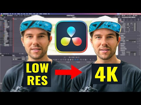 Up Res Footage FAST with DaVinci Resolve's Updated SUPER SCALE feature