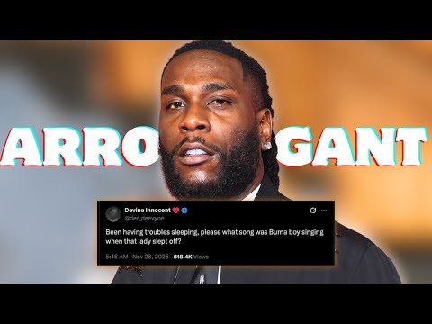 Why Everyone Hates Burna Boy..