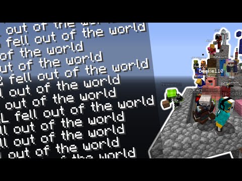 I made 100 players live in a world that destroys itself...