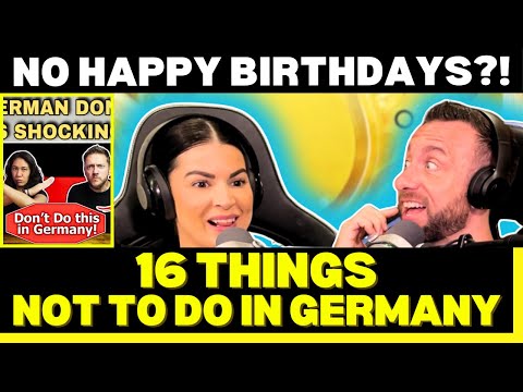 Canadians React To 16 Things NOT to Do in GERMANY!