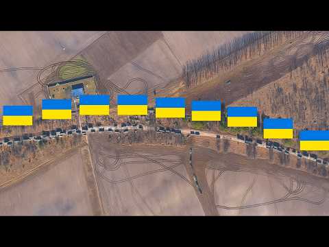 Российские беспилотники FPV внезапно атаковали украинский конвой