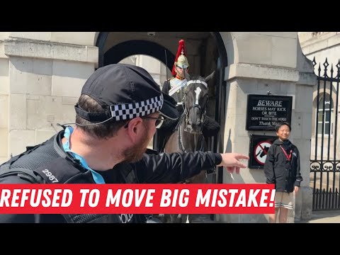 Police STEP IN After Chinese Tourists Ignore Guard’s Orders