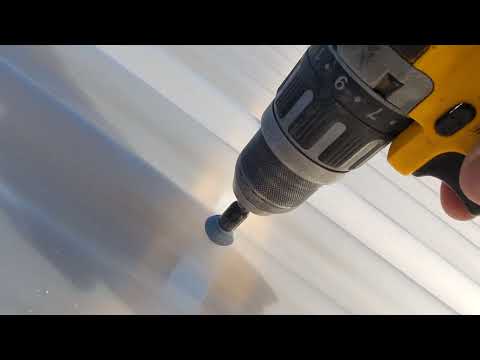 Installing polycarbonate roofing by yourself DIY