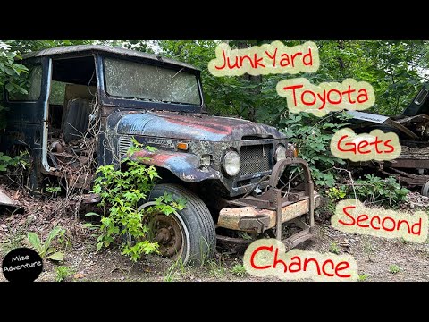 Buying a Toyota Landcruiser FJ40 From Junkyard To Drive It Again #fj40  #junkyardfinds #landcruiser