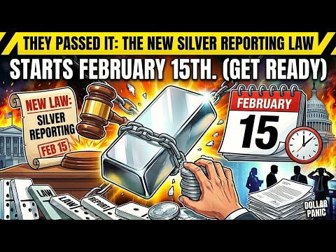 THEY PASSED IT: The New Silver Reporting Law Starts February 15th. (Get Ready)