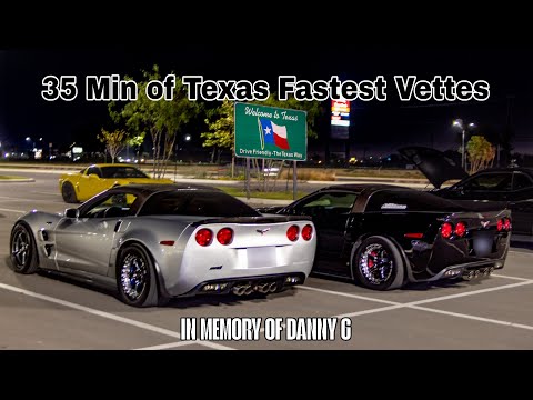 35 Minutes of the Fastest Corvettes in Texas makes for the Wildest Street Racing youll ever see!!!
