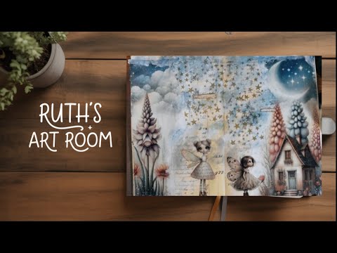 Journal With Me | Mixed Media Art in Maremi’s Small Art Fairy Books | Creative Collage & Art Journal
