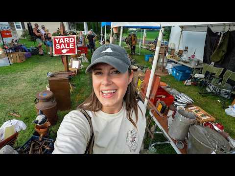 Shopping ENDLESS Yard Sales & What I Picked