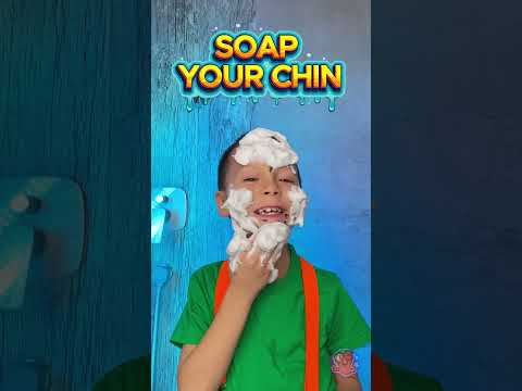 Kids Face Wash Tutorial! ๐งผ๐ฟโจ #Routine #Shorts #Learn #Kids #Hygiene #Wash