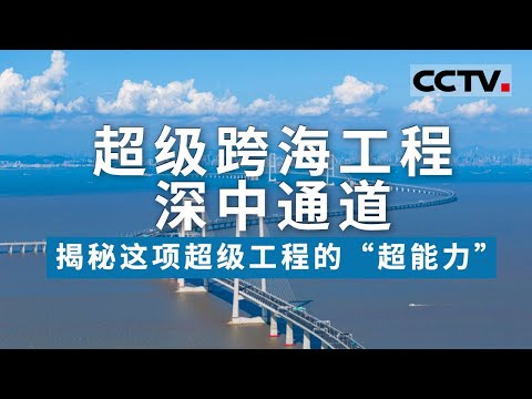 深中通道一个震撼人心的工程史诗！以创新视角 揭秘这项超级工程的“超能力”【CCTV纪录】