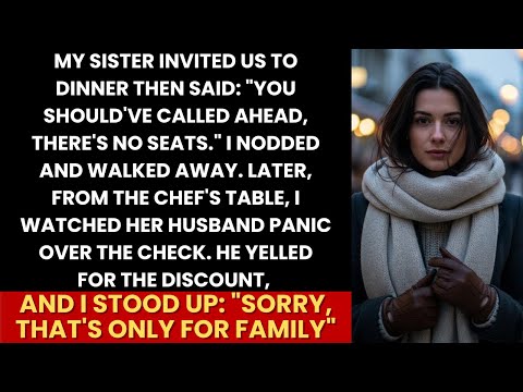 My Sister Said, “No Seats For You”—Later I Told Her Husband, “Sorry, The Discount’s Only For Family”