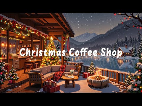 Christmas Coffee Shop | Chill Winter Lo-fi Jazz Music for Study, Work & Relax