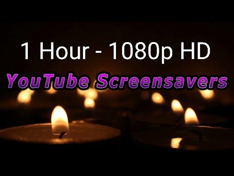 Relaxing Candlelight - HD Screensaver - 1 Hour