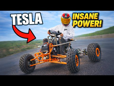 Ultimate Electric 4-Wheeler First Drive (SCARY FAST!)