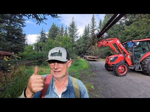 Emergency Pipe Delivery to Save Creek From Mudslide