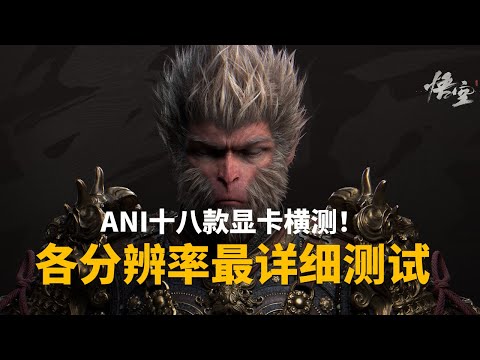 什么显卡才能畅玩黑神话：悟空？18款显卡各分辨率详细测试！附游戏画质优化指南丨Black Myth:Wukong