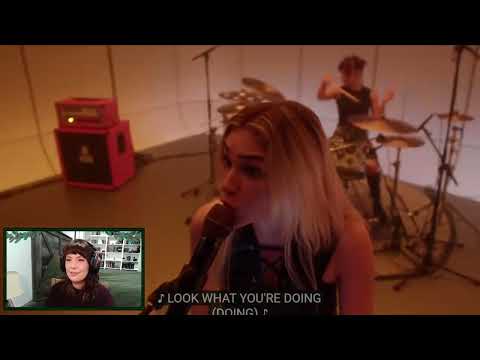 VIVA (VEVO) LA WARNING! **FIRST TIME REACTION** The Warning - Automatic Sun (VIVO Live)