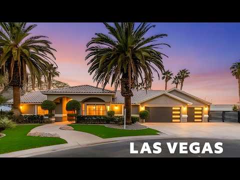 Las Vegas DREAMING! | NO HOA 1 Story Home Has IT ALL | Sparkling Pool | PAID Solar | RV Parking