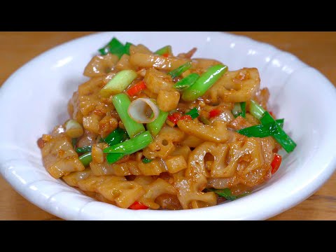 炒莲藕我可是最拿手的，要怎样做才会脆嫩爽口又不发黑呢，分享最好吃的家常做法，特下饭#like #cooking #delicious