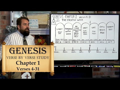 The Book of Genesis 1:4 to 31 Verse by verse Bible Study Robert Breaker #creation #prophecy #god