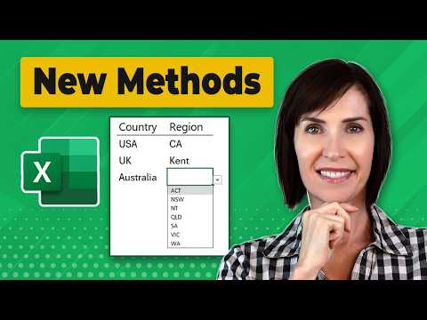 NEW Excel Drop-Down Lists That Adapt to Your Data