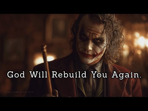 God's Power Will Rebuild You Stronger Before the Eyes of Your Haters - Joker Motivation.