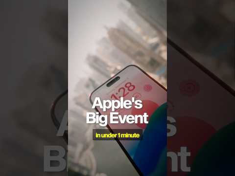 The Apple iPhone 16 Event - What to expect in under 1 minute! #apple #iphone #tech