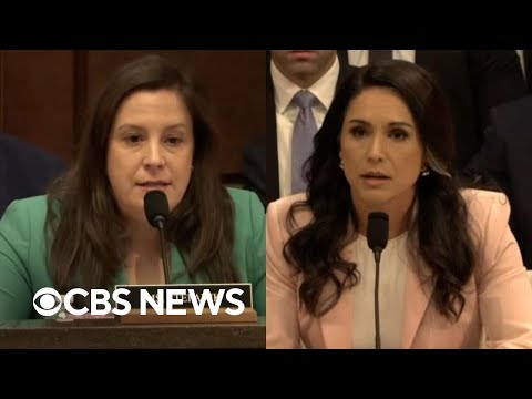 Watch: Stefanik asks Gabbard about Joe Kent's resignation